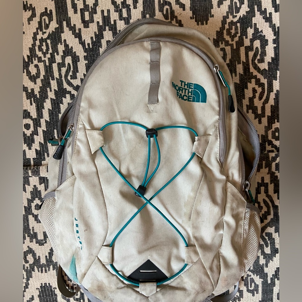 white north face women’s backpack